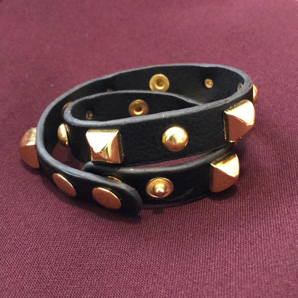 Jewelmint leather wrap bracelet